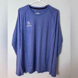 MPG Heathered Blue Performance Top